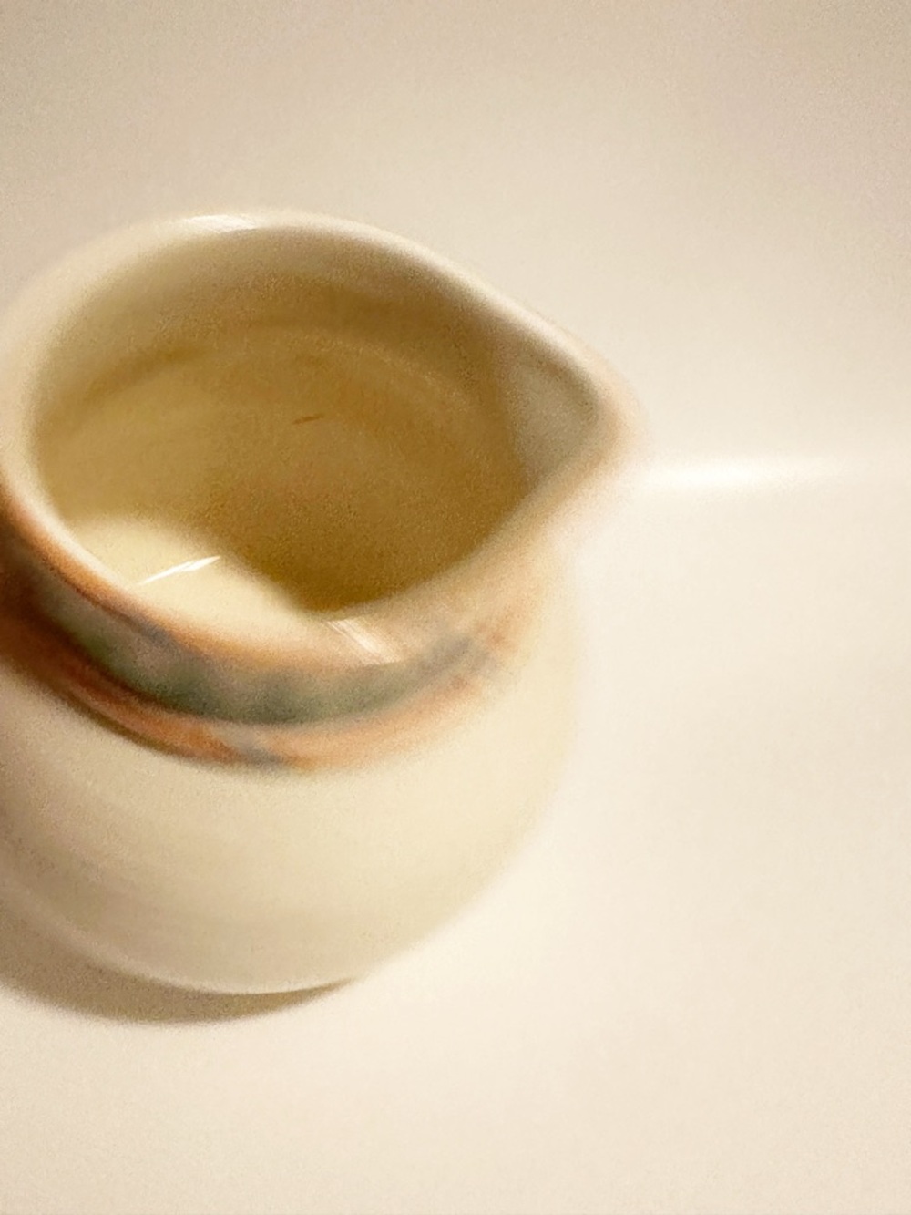 Taos Pottery Southwest Ceramic Pitcher Cream Orange Red Chili Peppers Southwest - Picture 5 of 6